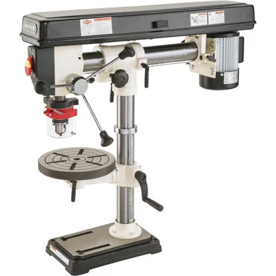 Shop Fox 1/2 HP 34" Bench-Top Radial Drill Press with Sliding Headstock (W1669)