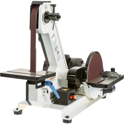 Shop Fox 1" x 42" Belt and 8" Disc Sander with Tilting Tables and Dust Ports (W1850)