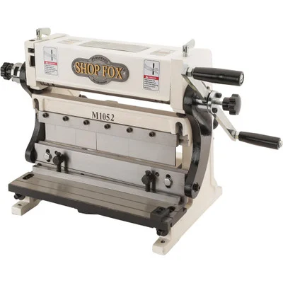 Shop Fox 12 Inch 3-in-1 Sheet Metal Machine with Roll and Shear (M1052)