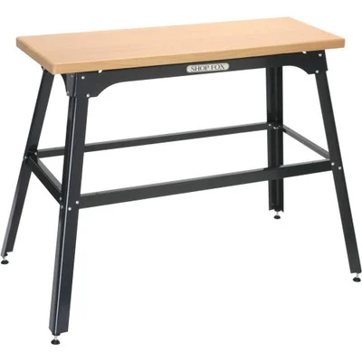 Shop Fox 14" x 40" x 1-1/4" Tool Table Plus with Butcher Block Finish (D3640)