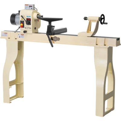 Shop Fox 16 x 46-Inch Variable Speed Wood Lathe with Digital Tachometer (W1758)