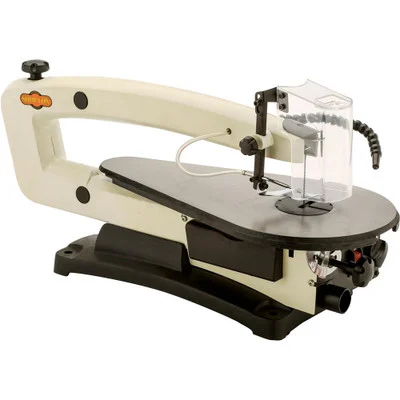 Shop Fox 18" Variable Speed Scroll Saw with LED Light and Rotary Tool Kit (W1870)
