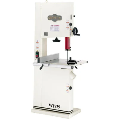 Shop Fox 19-Inch Bandsaw with 2 HP Motor Micro-Adjusting Table Tilt (W1729)