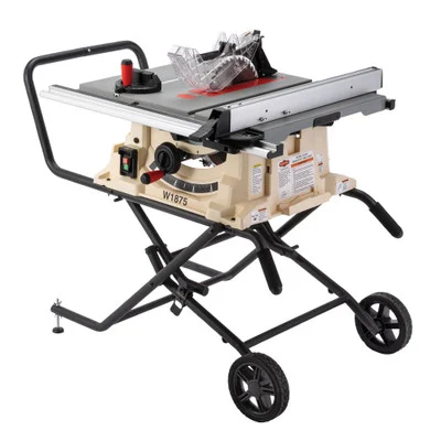Shop Fox 2 HP Benchtop Table Saw with Stand (W1875)