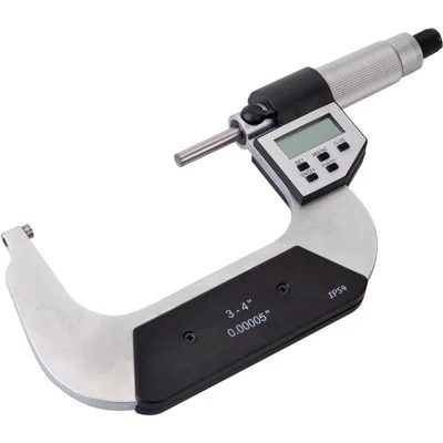 Shop Fox 3-4 Inch Digital Micrometer with 0.0005 Inch 0.0127mm Graduations (M1086)