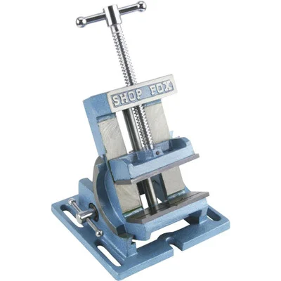 Shop Fox 4-Inch Angle Vise with 90-Degree Adjustment and Indexing Pin Set (D2933)