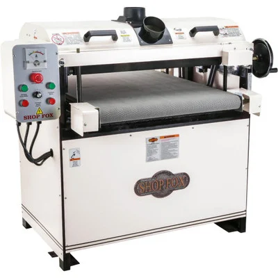 Shop Fox 5 HP 26 Inch Dual Drum Sander with Variable Speed Conveyor (W1678)