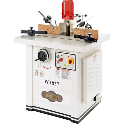 Shop Fox 5 HP Shaper Spindle Sizes and Speeds for Moulding Profiles and Doors (W1827)