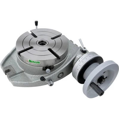 Shop Fox 6 Inch Rotary Table 4 T-Slots 4 Degree Rotation Hand Wheel (M1078)