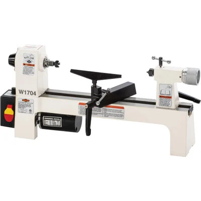 Shop Fox 8" x 13" Benchtop Wood Lathe with Variable Speed Control (W1704)