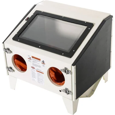 Shop Fox Benchtop Sandblast Cabinet with Blasting Gun and Lamp (M1114)