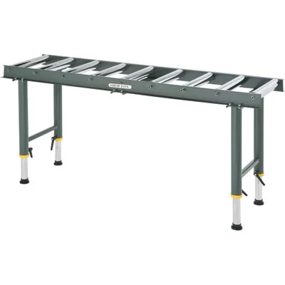 Shop Fox Heavy-Duty 9 Roller Table Adjustable Height (D2271)