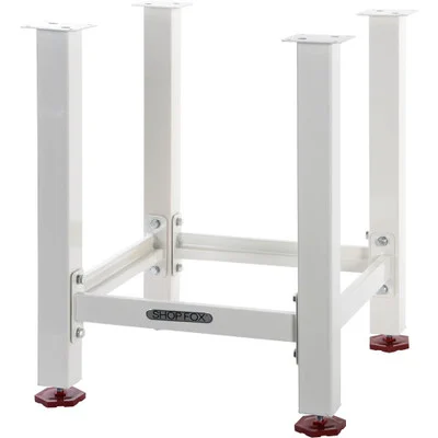 Shop Fox Heavy Duty Workbench Leg System Adjustable Steel Legs Foot Pads (D3304)