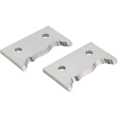 Shop Fox High Speed Steel Chair Rail Moulding Knives 3 Inch Set of 2 (D3341)