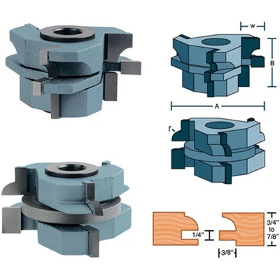 Shop Fox Stile & Rail Cabinet Shaper Cutter Quarter Round (DC2177)