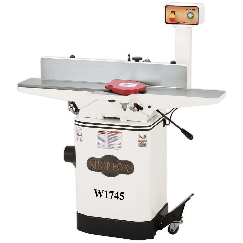 Shop Fox W1745 6-Inch Jointer with Mobile Base