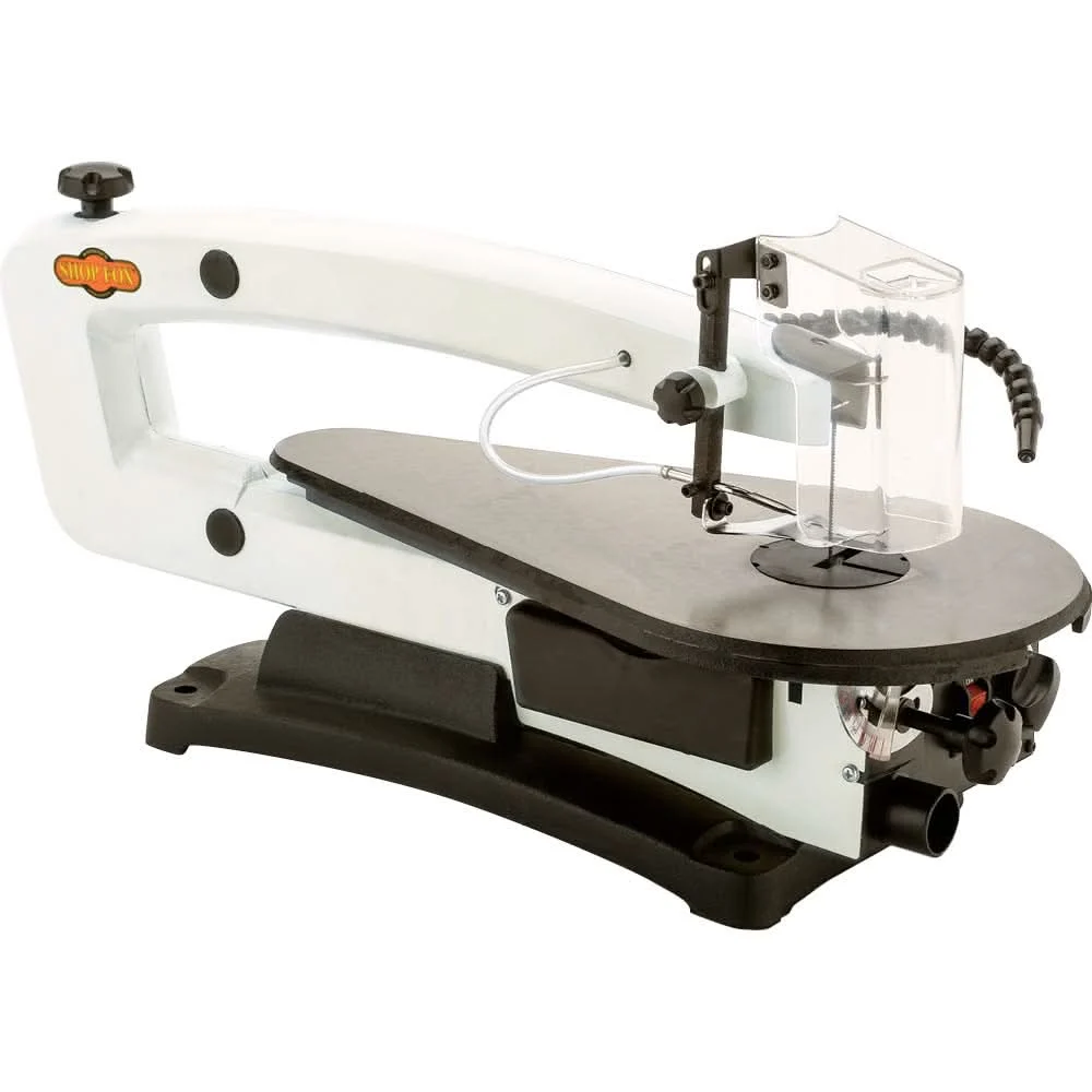 Shop Fox W1870 18-Inch VS Scroll Saw with LED & Rotary Tool Kit