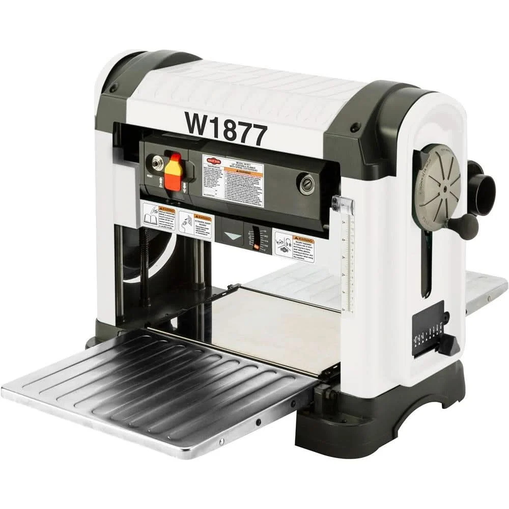 Shop Fox W1877 13-Inch Portable Planer With Spiral-Style Cutterhead