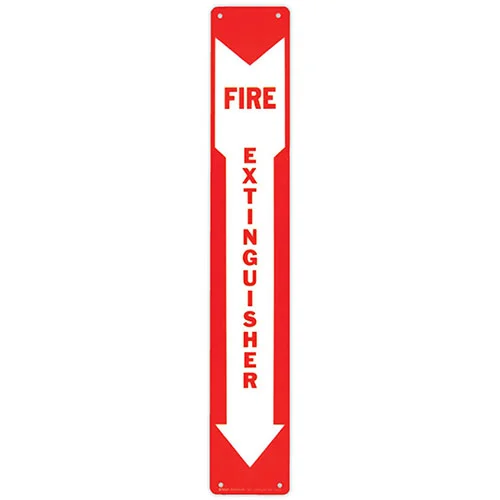Shop Sign – 4" x 24" Extinguisher