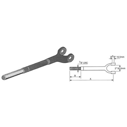 SHORT YOKE 345MM F/CASE IH 454