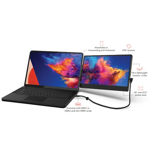 SideTrak Swivel HD 12.5" Attachable Portable Monitor