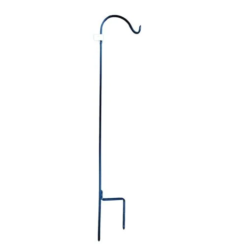 Single Black Shepherd Hook, 84"