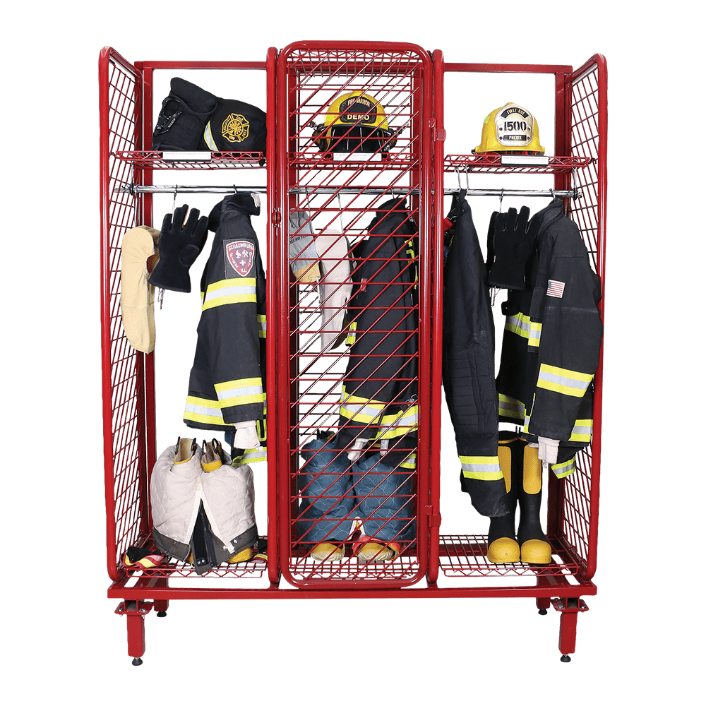 Single Sided Freestanding Red Rack