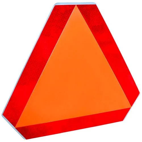 Slow Moving Vehicle Emblem, Reflective, Meets ASAE 276.8