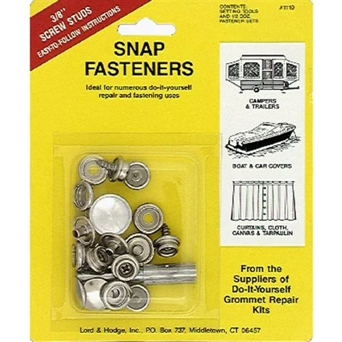 Snap Fastener Repair Kit Refills With SettingTool (6 Set/Kit)