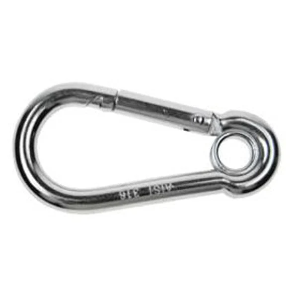 Snap Hook w/ Eyelet SS T316 - 3-1/8" Length