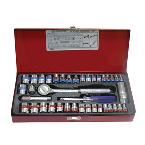 SOCKET SET 40 PC 1/4 AND 3/8 METRIC AND SAE