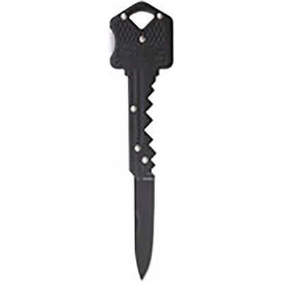 SOG Key Folding Knife 1.5" Drop Point Black Stainless Body (SOG-KEY-101)