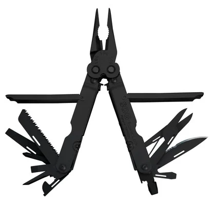 SOG Multi-Tool with Scissors Black Oxide Nylon Pouch (SOG-B61N-CP)