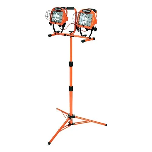Southwire 1000 Watt Halogen Twin Head Telescoping Tripod Work Light