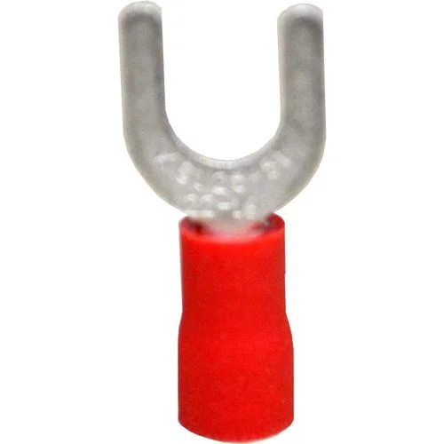 SPADE TERMINAL,VINYL INSUL BARREL-RED