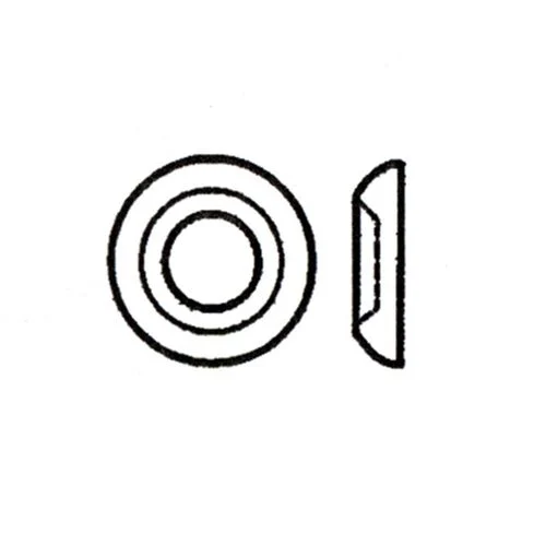 STAINLESS STEEL FINISH WASHER, #10