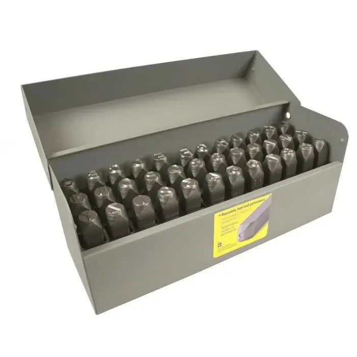 Stamp Set-3/16" Letter/Number Dot Design 36Pcs.