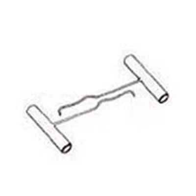 Steck Pull Rod 2-Pack Vinyl-Coated Handles and Alloy Steel (20007)