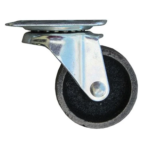 Steel Caster, Swivel Plate, 2 In. x 3/4 In.