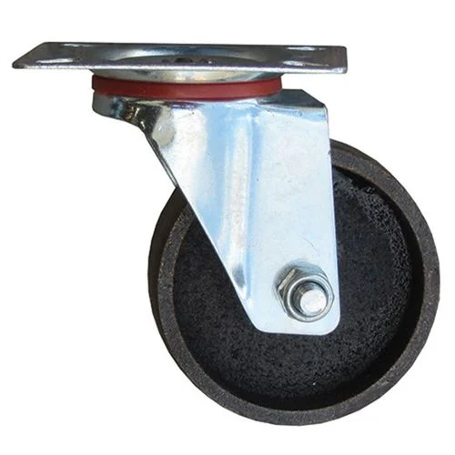 Steel Caster, Swivel Plate, 3 In. x 1-1/16 In.