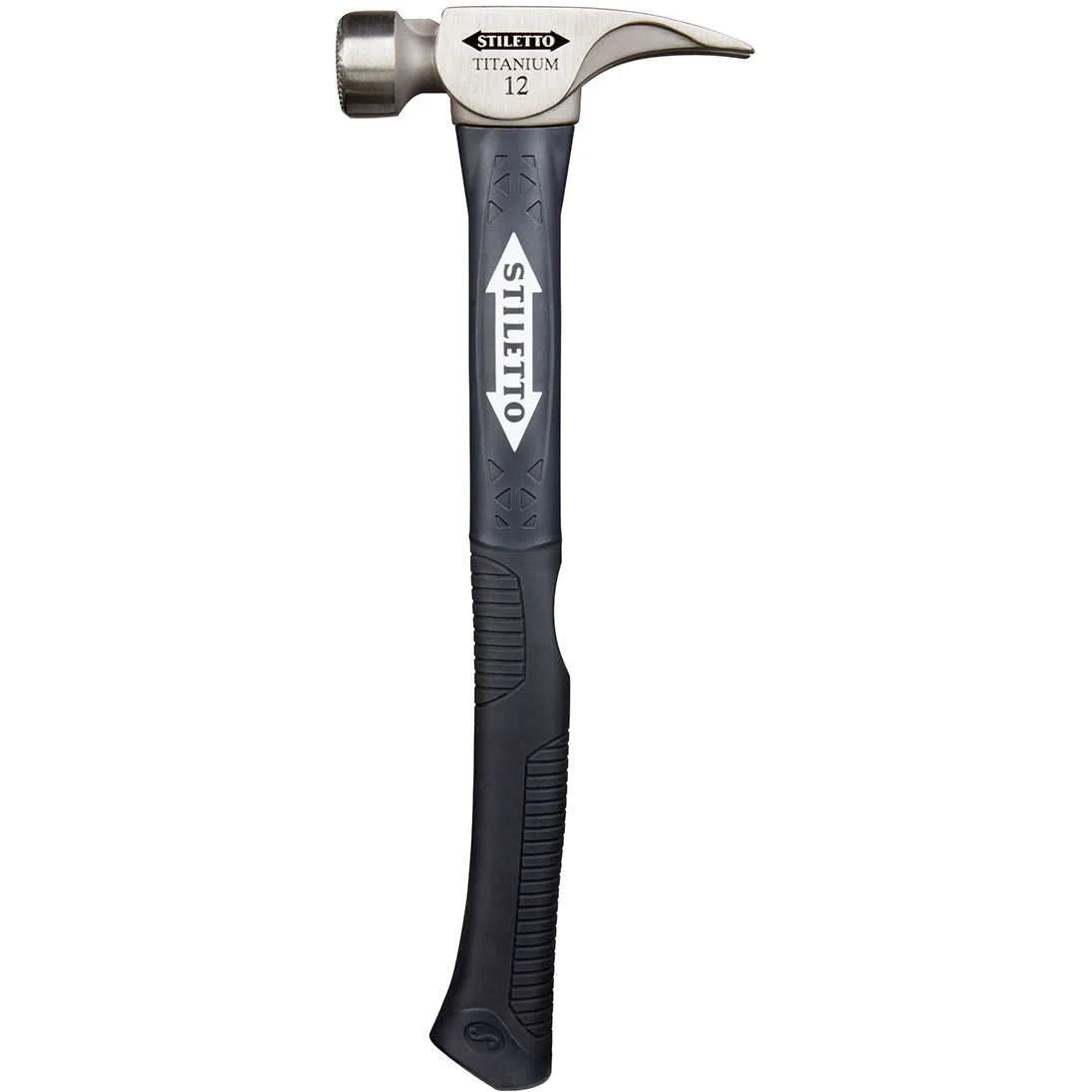 Stiletto TI12MC-F 12 oz Titanium Milled Face Hammer with 16-in. Hybrid Fiberglass Handle