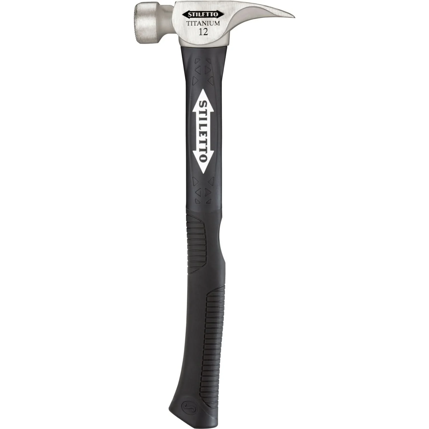 Stiletto TI12SC-F 12 oz Titanium Smooth Face Hammer with 16-in. Hybrid Fiberglass Handle