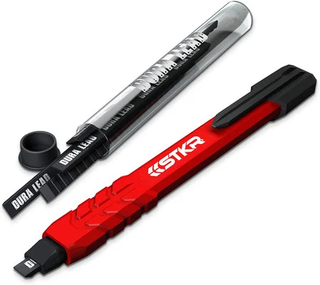 STKR Concepts 77629 Concepts Mechanical Carpenter Pencils, Red