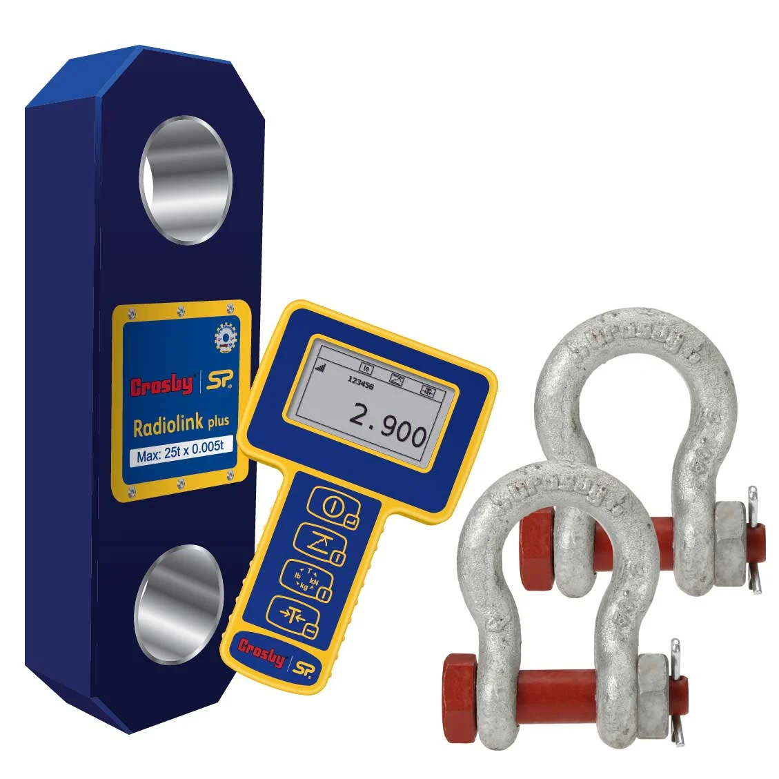 Straightpoint RLP6T5 6.5 T Radiolink Plus with 2 Crosby 7/8" Shackles