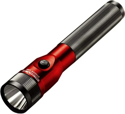 Streamlight Stinger LED Red, Durable Rechargeable Flashlight No Charger (75610)