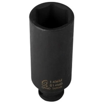 Sunex 1/4" Drive 6 Point Deep Impact Socket - 14mm (814MD)