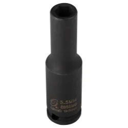 Sunex 1/4" Drive 6-Point Deep Impact Socket, 5.5mm (8055MD)