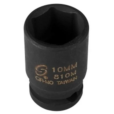Sunex 1/4" Drive 6 Point Standard Impact Socket 10mm (810M)