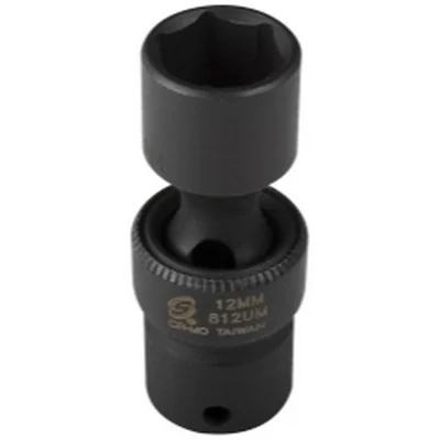 Sunex 1/4" Drive 6-Point Universal Impact Socket, 12mm (812UM)