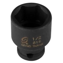 Sunex 1/4" Drive Standard 6-Point Impact Socket (816)